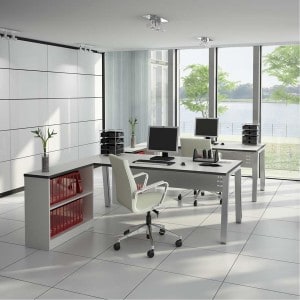 Minimalist White Home Office Design Ideas