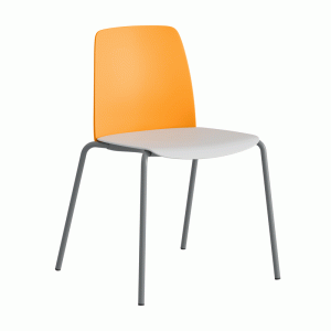 Choice OrangeBack SilvergrayLegs WhiteSeat