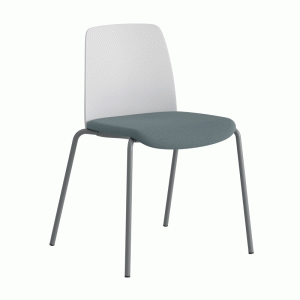 Choice WhitePlastic SilvergrayLegs BlueSeat