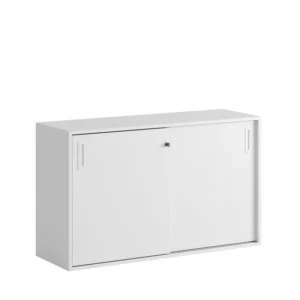 skjutdorrskap 120x72cm vita handtag inget underrede