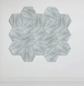 SOUND MARBLE HEXAGON WITH FITTINGS 10 Hexagon Green