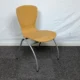 Staplingsbar stol bok/silver
